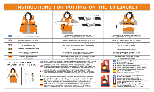 Lifejacket donning - ISM safety procedures - S 61 22 | MariTeam